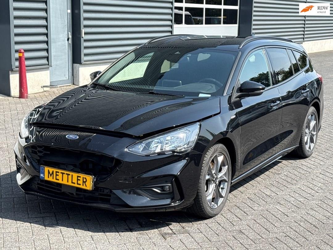 Ford Focus Wagon 1.0 EcoBoost Hybrid ST Line Business, Auto's, Ford, 125 pk, Euro 6, Lichtsensor, Zwart