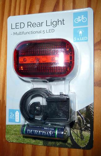 LED fiets achterlicht op batterijen, Ophalen of Verzenden, Nieuw