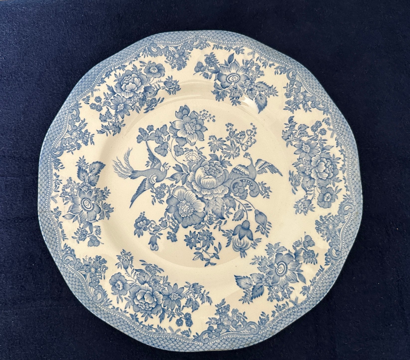 Mooi Asiatic Pheasants bord van Unicorn Tableware, Ophalen of Verzenden, Zo goed als nieuw, Overige stijlen, Bord(en)