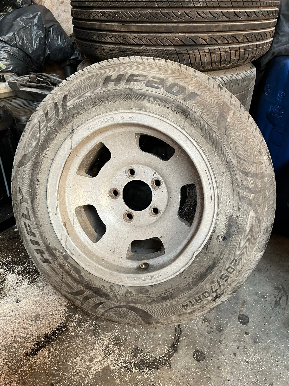 Wolfrace chevrolet kleine steek, Ophalen, 14 inch, Gebruikt, Banden en Velgen
