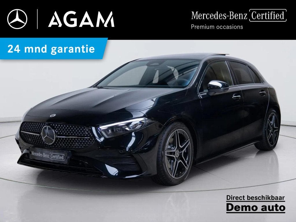Mercedes-Benz A-Klasse Hatchback 180 Business Solution AMG P, 136 pk, 4 cilinders, Alcantara, Zwart