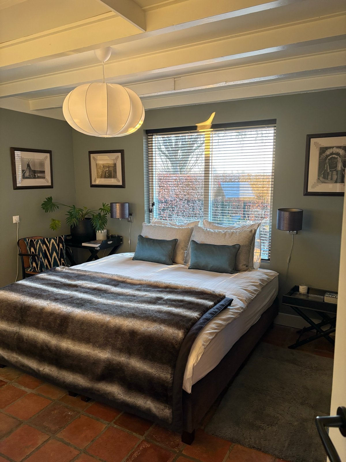 Boxspring 2x 90cm - antracietgrijs, Ophalen, Gebruikt, Bruin, Tweepersoons