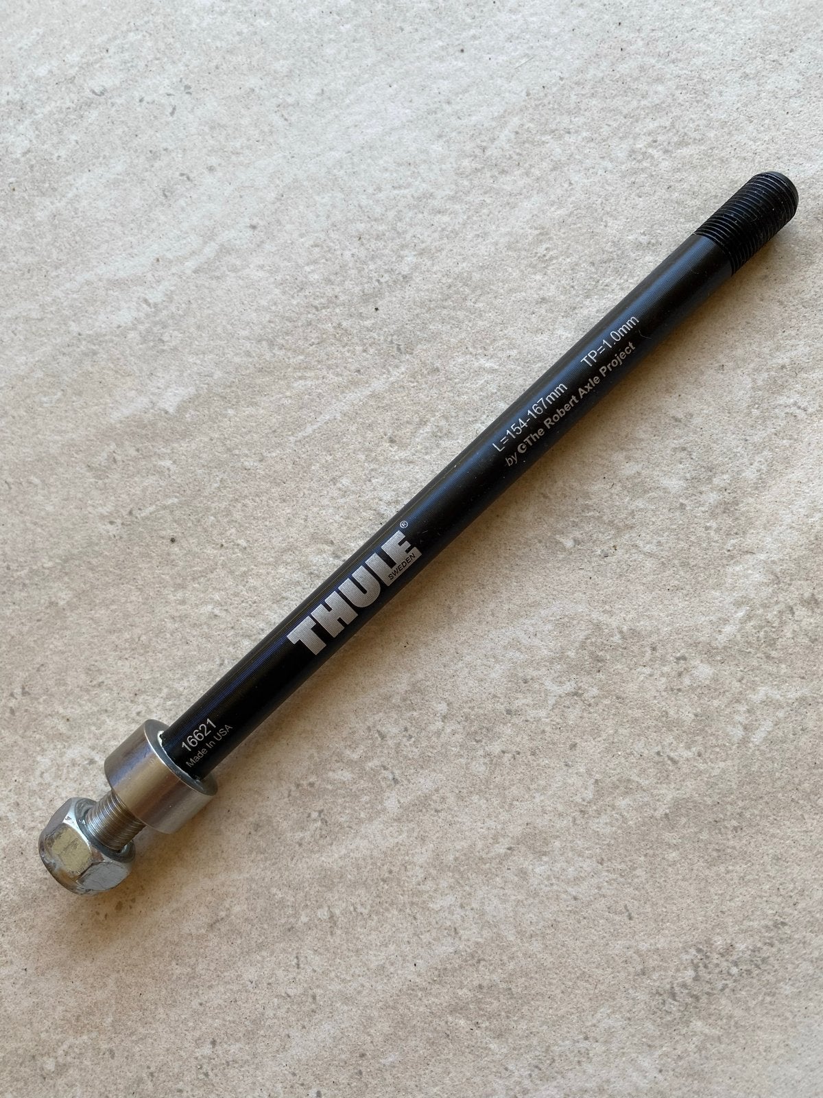 Thule Steekas 16621 voor fietskar - L=154-167mm TP=1.0mm, Fietsen en Brommers, Fietsaccessoires | Aanhangers en Karren, Ophalen of Verzenden