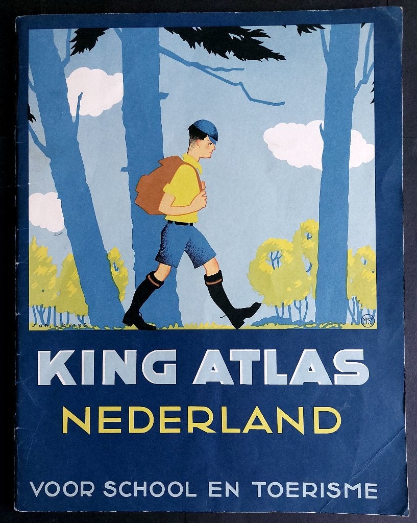 King Altlas Nederland uit 1977 (E28), Boeken, Atlassen en Landkaarten, Gelezen, Ophalen of Verzenden, Landkaart, 1800 tot 2000