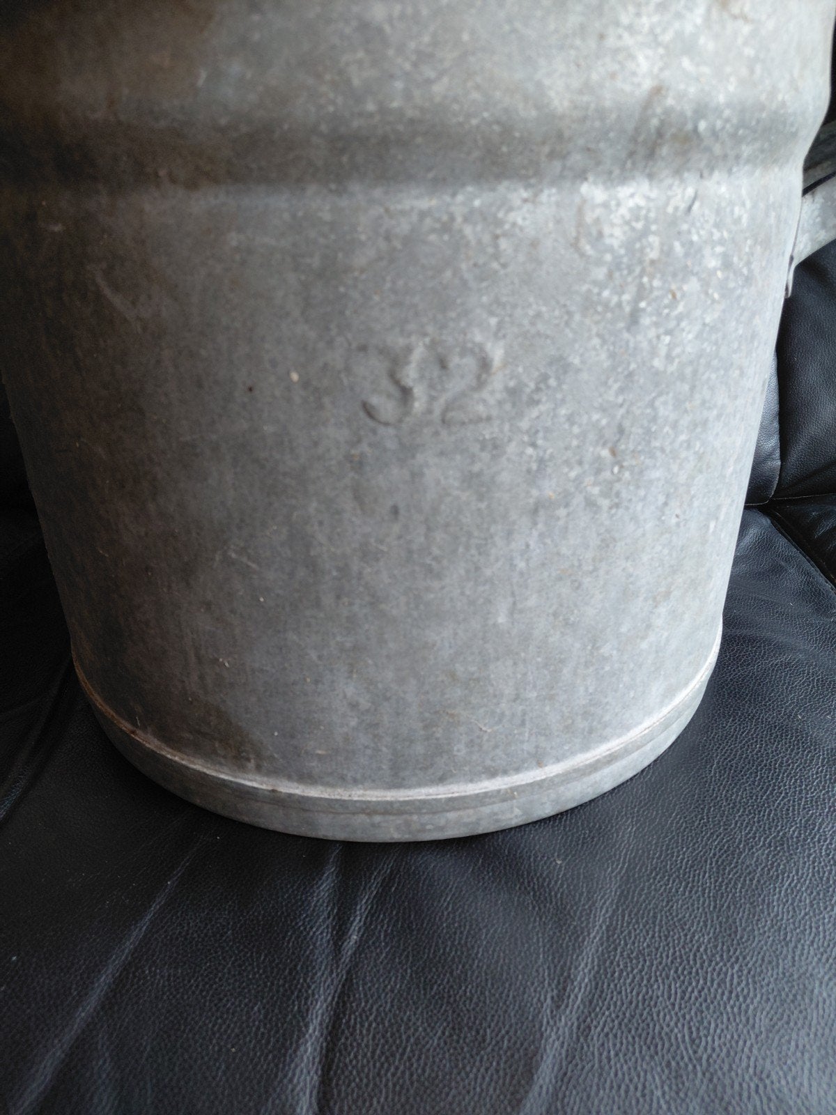 Vintage Zinken wastobbe/wekteil- lekdicht en Functioneel, Antiek en Kunst, Ophalen of Verzenden