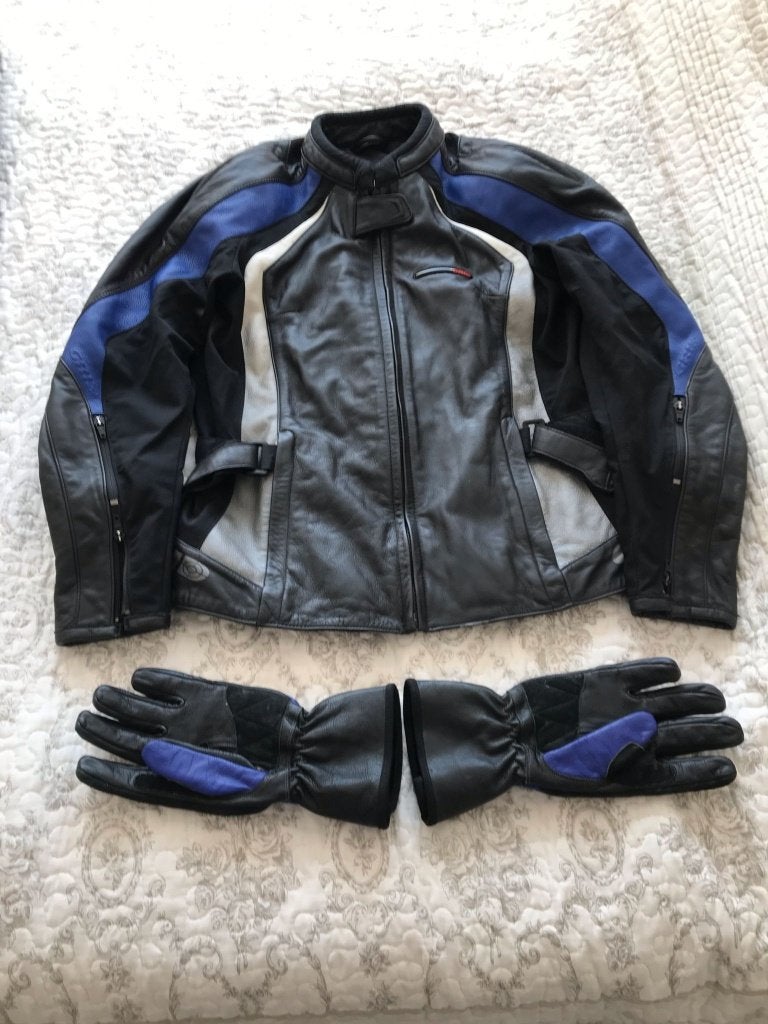 GRID motorpak maat 42. Jas, broek en handschoenen, Combipak, Ophalen of Verzenden, GRID, Dames