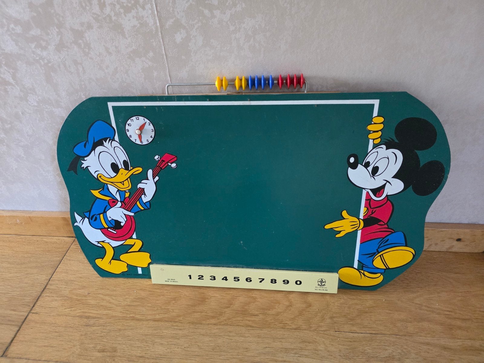 Schoolbord Mickey & Donald, Ophalen of Verzenden, Krijtbord