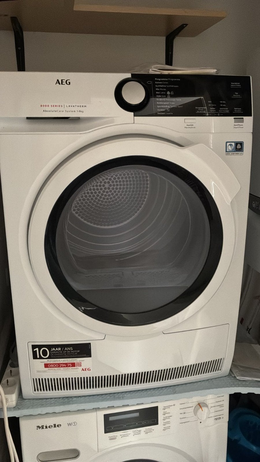 AEG Lavatherm 8000 Series AbsoluteCare System 1-8kg, Ophalen of Verzenden