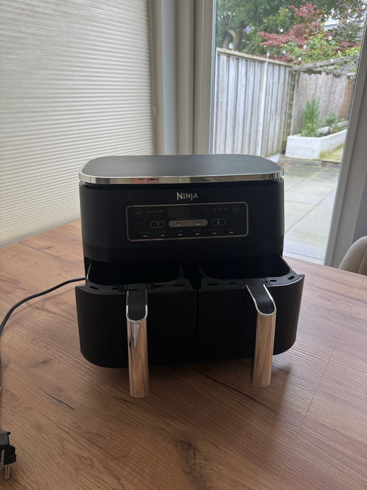 Ninja Foodi Dual Zone Air Fryer AF300EU, Witgoed en Apparatuur, Ophalen of Verzenden, Gebruikt, Airfryer XXL, 1500 gram of meer
