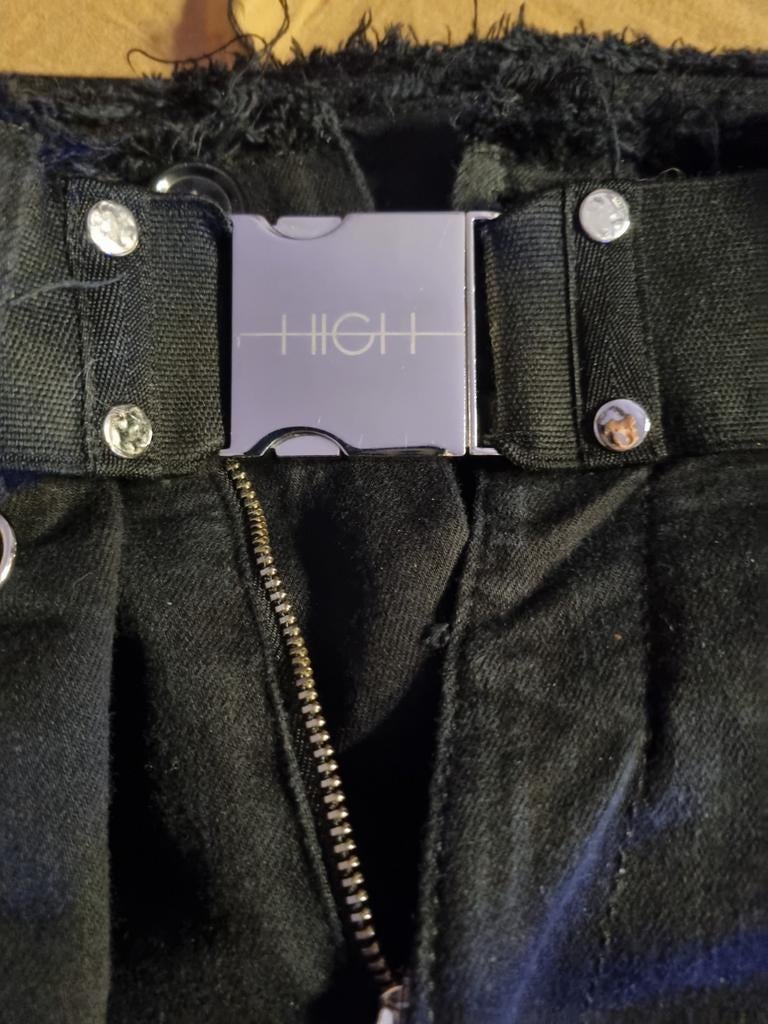 High use spijker broek luxe xl maat 42, Kleding | Dames, Spijkerbroeken en Jeans, Zo goed als nieuw, W30 - W32 (confectie 38/40)
