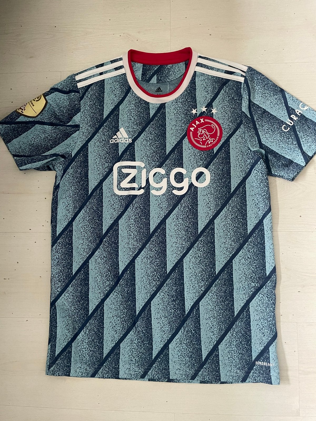 Ajax uitshirt 2020/2021 - Maat M, Ophalen, Zo goed als nieuw, Voetbal, Maat 48/50 (M)