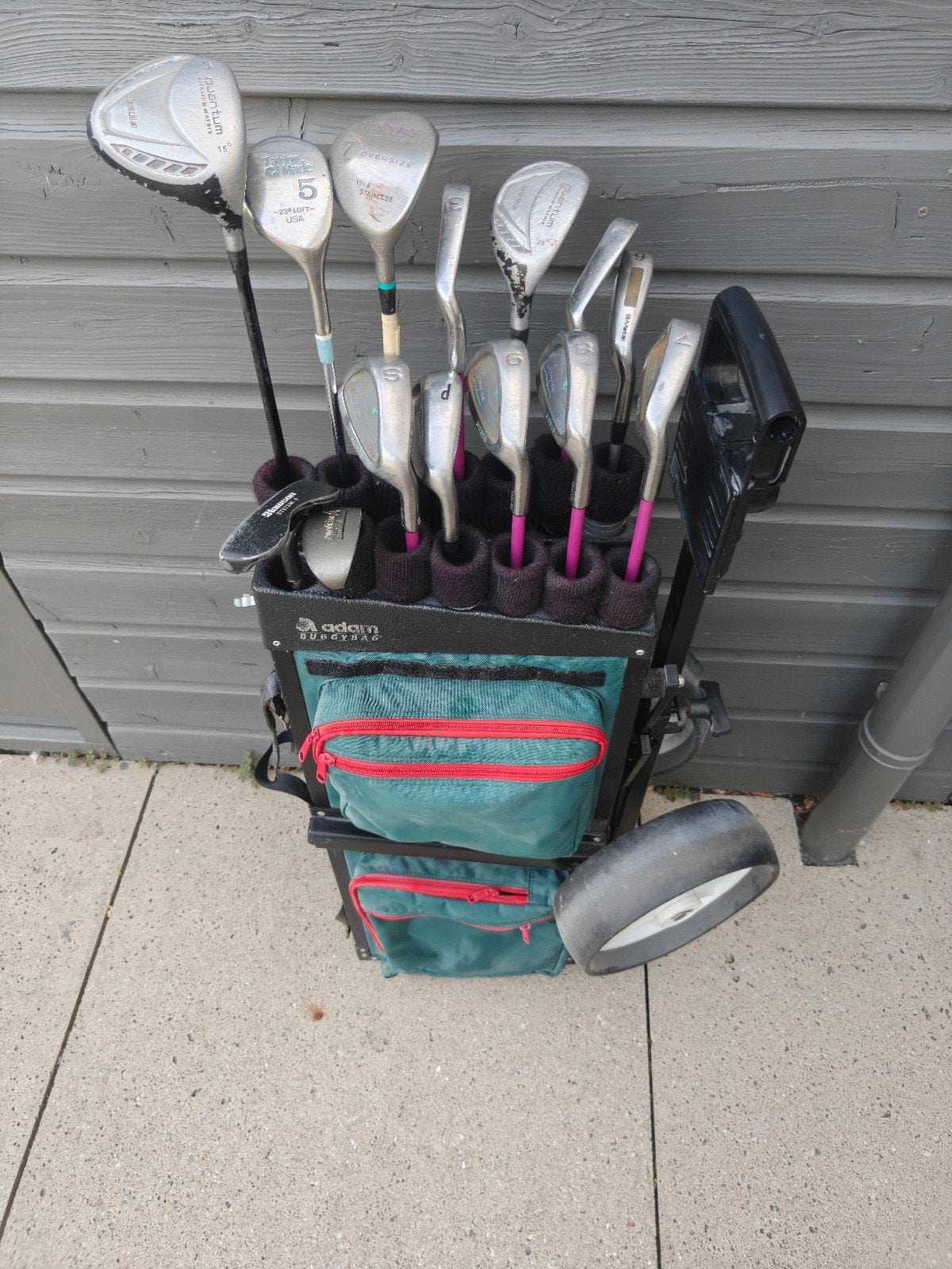 Complete golfset dames in golftas + trolley
In de golftas me, Ophalen of Verzenden, Gebruikt, Set, Overige merken