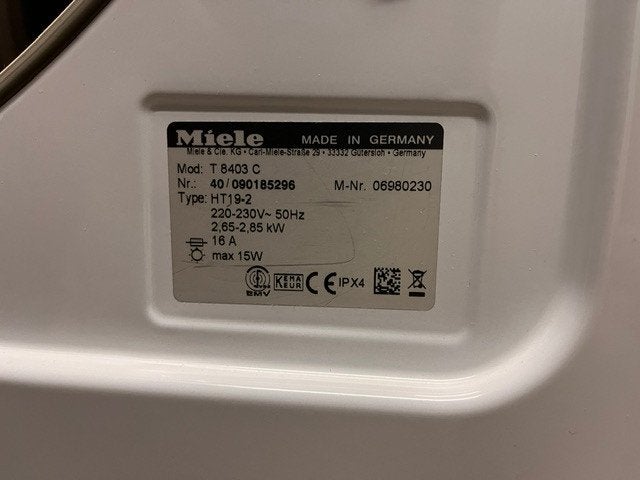 Foto 4 van MIELE Condensdroger T8403C - 6 kg - in zeer goede staat