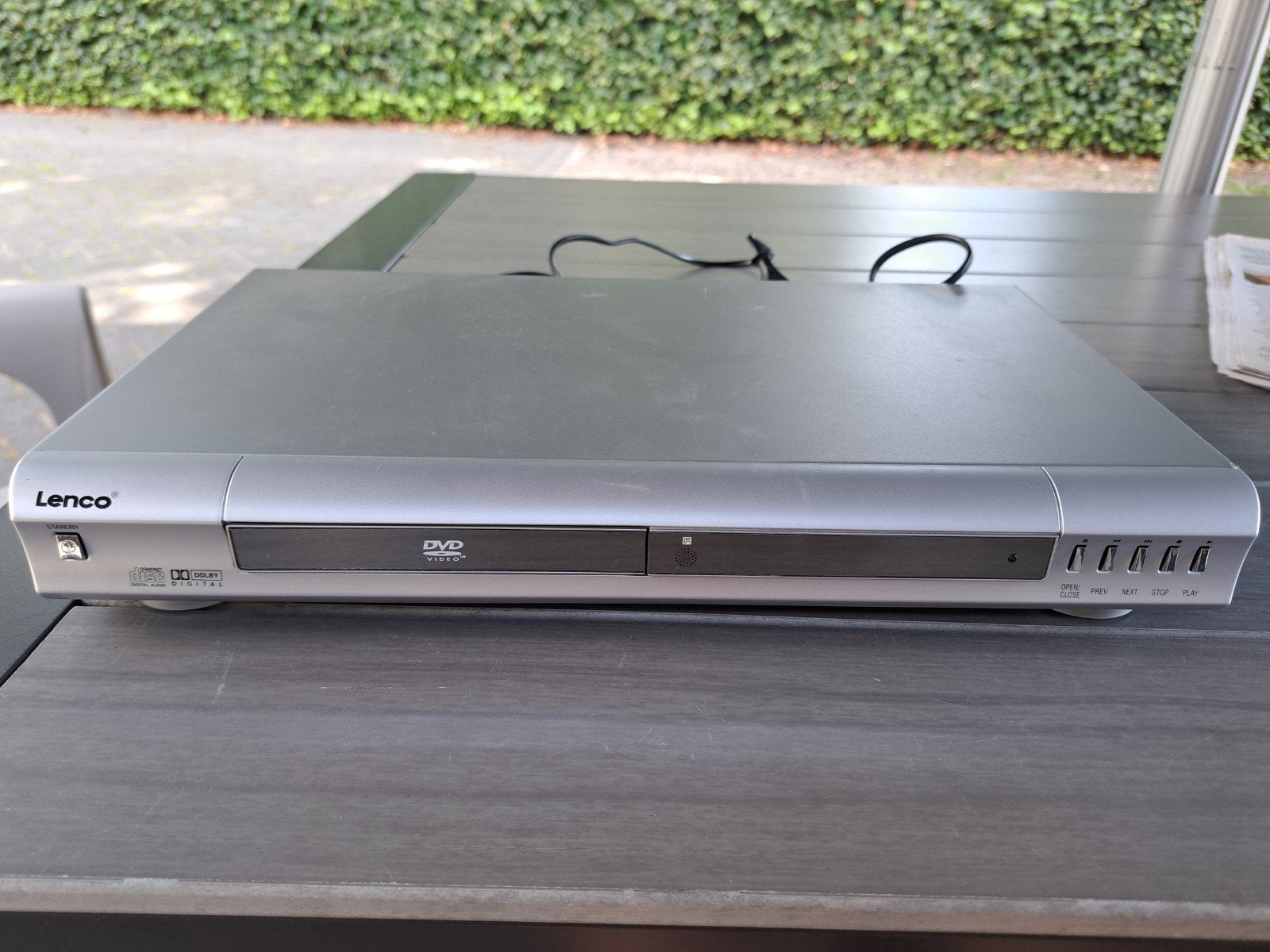 Lenco DVD Video Speler - Zilverkleurig, Ophalen, Gebruikt, Dvd-speler, Overige merken