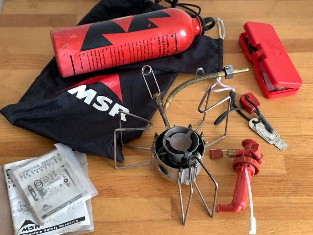 MSR Dragonfly benzinebrander, Ophalen of Verzenden, Gebruikt