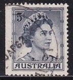 3716 - Australië michel 292 D links ongetand gestempeld , ko, Postzegels en Munten, Verzenden, Gestempeld
