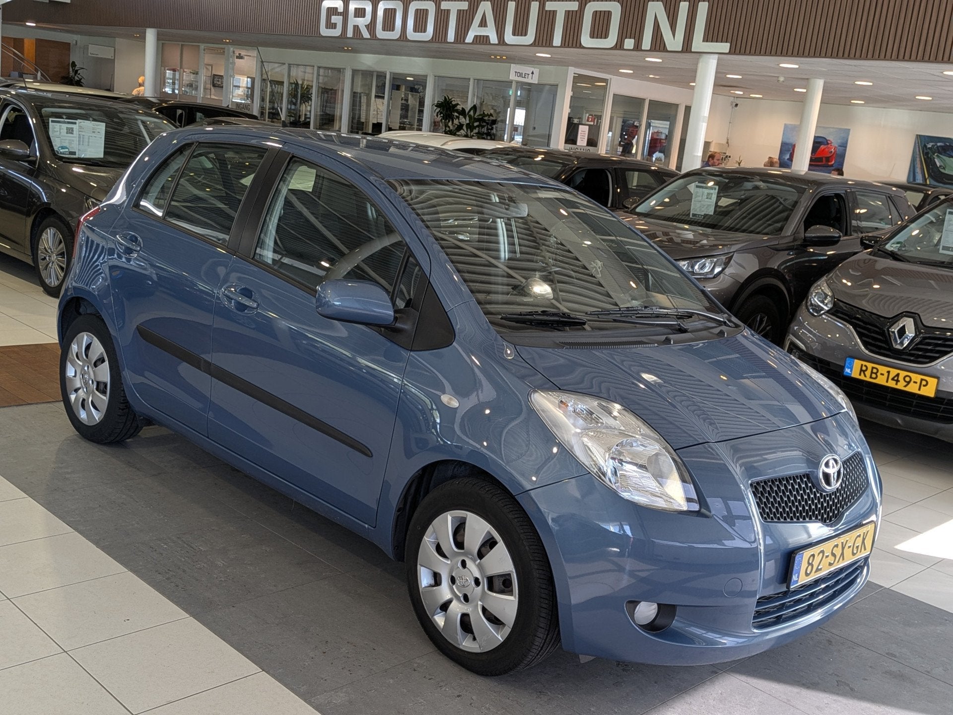 Toyota Yaris 1.3 VVTi Sol MMT Automaat Airco, Stuurbekrachti, Stof, 4 cilinders, Origineel Nederlands, Bedrijf