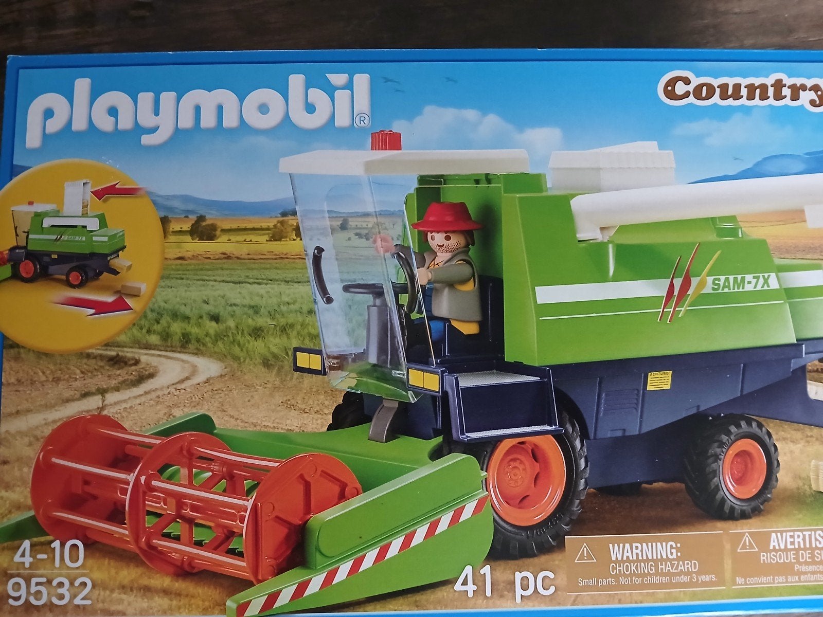 Playmobil Country Maaidorser (combine) 9532 - Nieuw in doos, Ophalen of Verzenden, Nieuw, Complete set