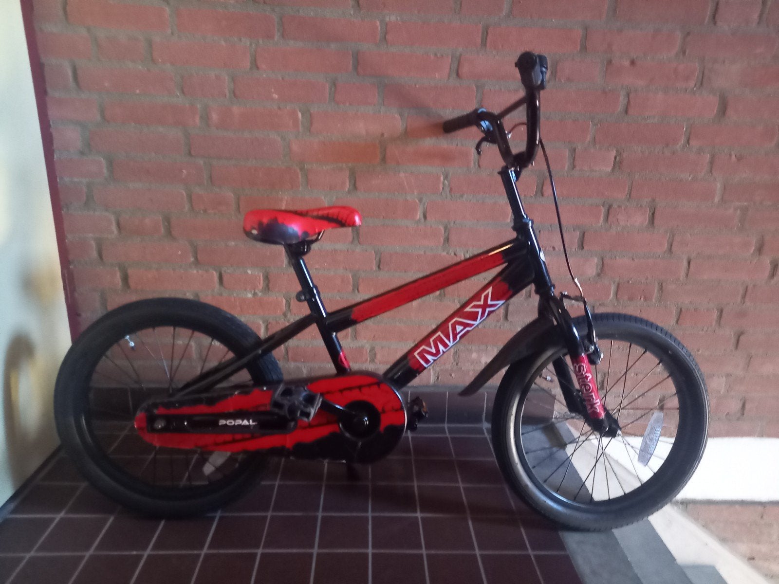 Popal Max 18 inch. Kinderfiets, Ophalen, Terugtraprem, Popal, 16 tot 20 inch