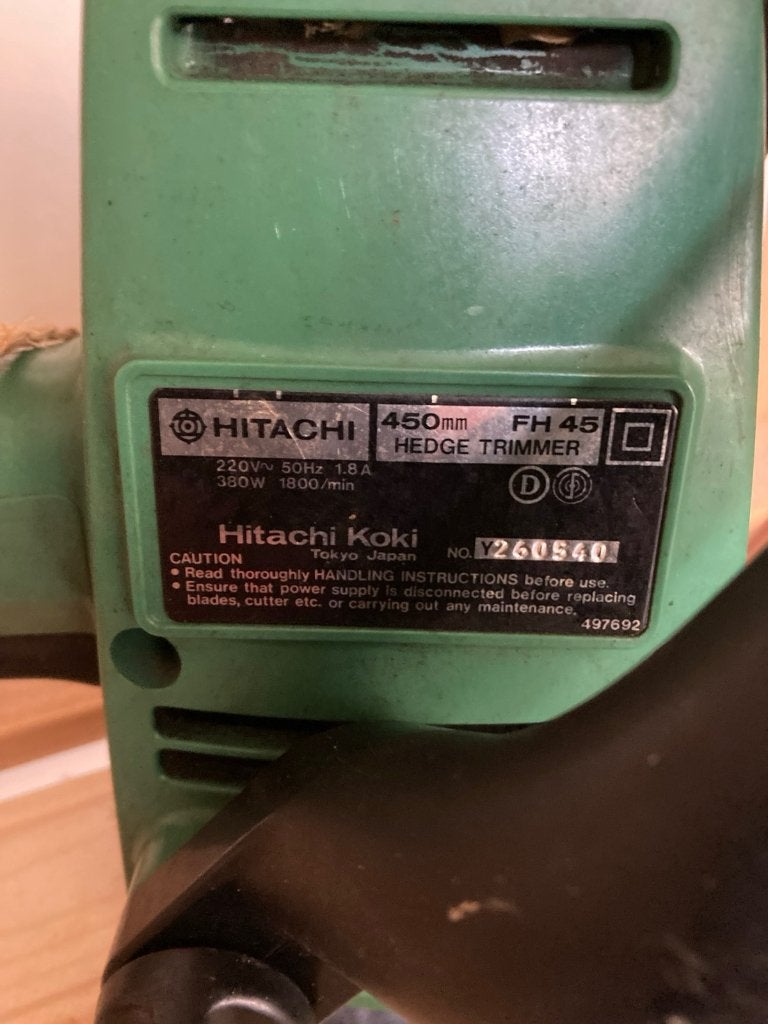 heggenschaar, Ophalen, Gebruikt, Elektrisch, Hitachi