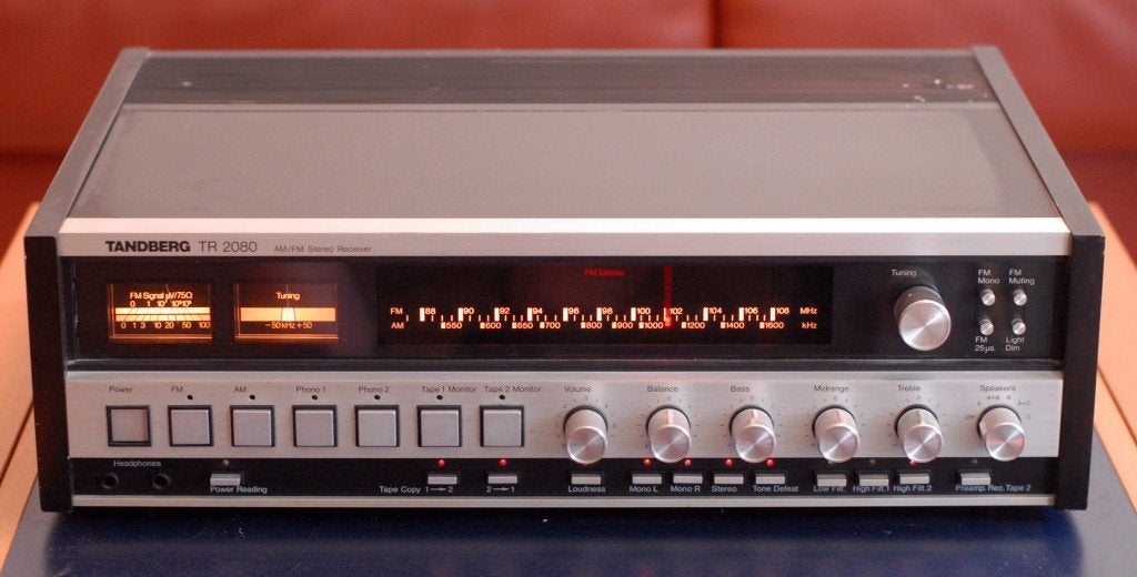 Klassieke Tandberg TR 2080 AM / FM  stereo receiver LEES !, Ophalen, Gebruikt, 60 tot 120 watt, Overige merken