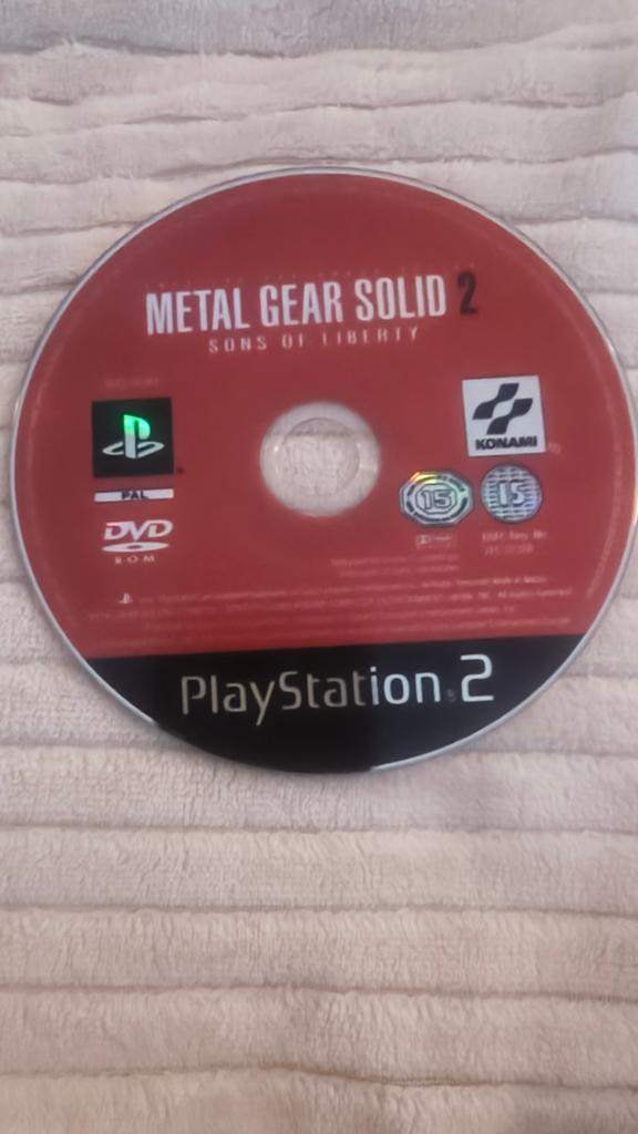 Metal Gear Solid 2 Sons of Liberty PS2 DVD, Ophalen of Verzenden