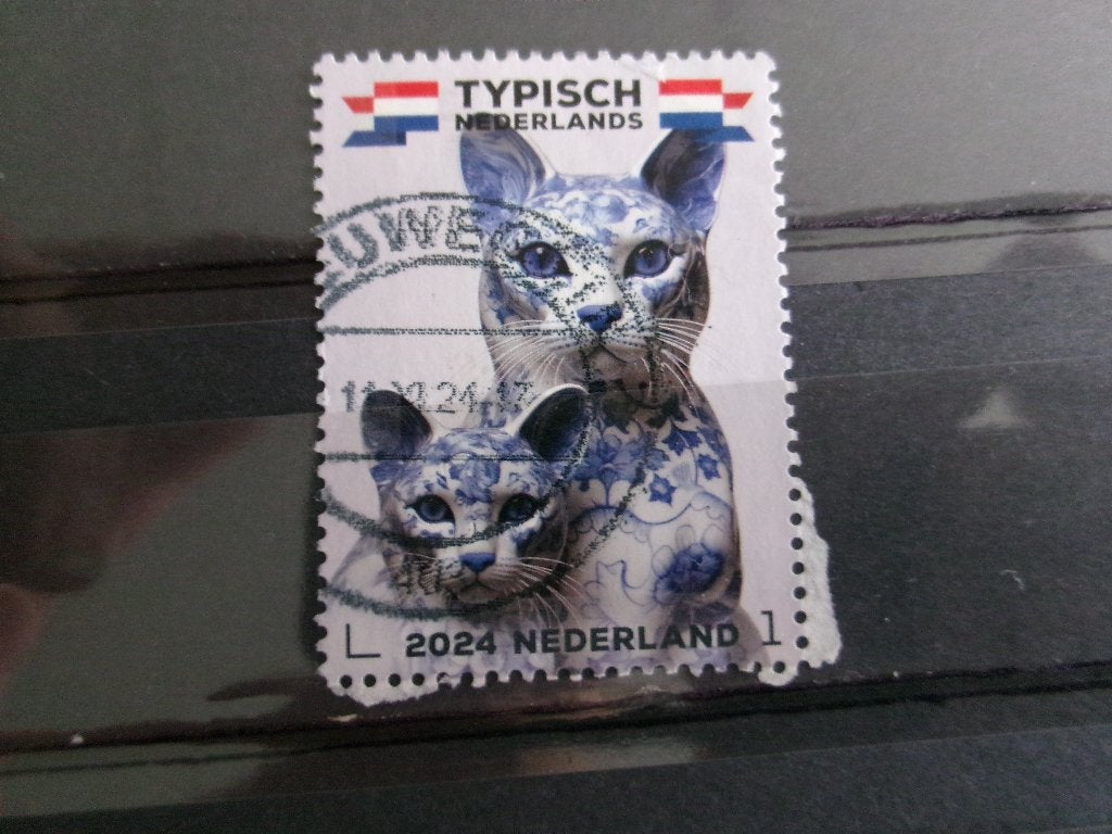 2024 - katten )106g), Verzenden, Gestempeld