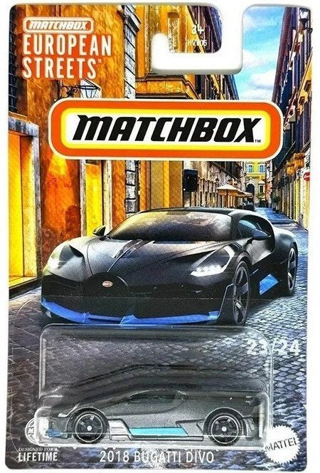 Matchbox: European Streets: 2018 Bugatti Divo, ., Nieuw, Ophalen of Verzenden, .