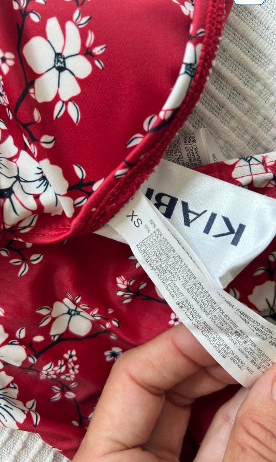Nieuwe bikini Kiabi 152, xs, Ophalen of Verzenden, Nieuw, Rood, Bikini