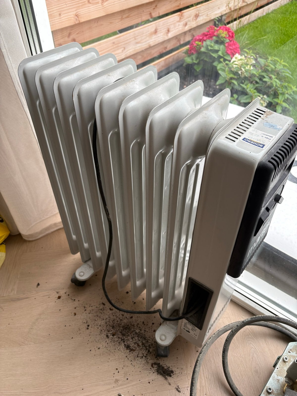 Martex Radiator - Draagbare Elektrische Kachel op wieltjes, Ophalen, 30 tot 80 cm, Gebruikt, Kachel