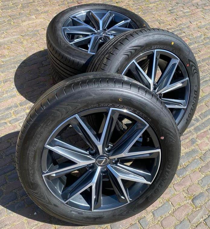 NIEUWE/demo 18” Lexus LBX 2025 velgen met Dunlop zomerbanden, 18 inch, Banden en Velgen, Nieuw, Ophalen of Verzenden