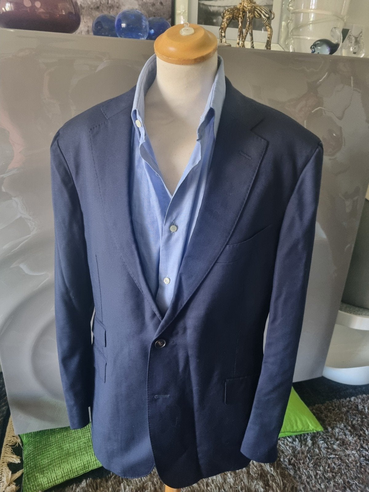 Suitsupply wollen kostuum, mt 52, drop R6, blauw, nieuwstaat, Kleding | Heren, Maat 52/54 (L), Blauw, Ophalen of Verzenden, Zo goed als nieuw