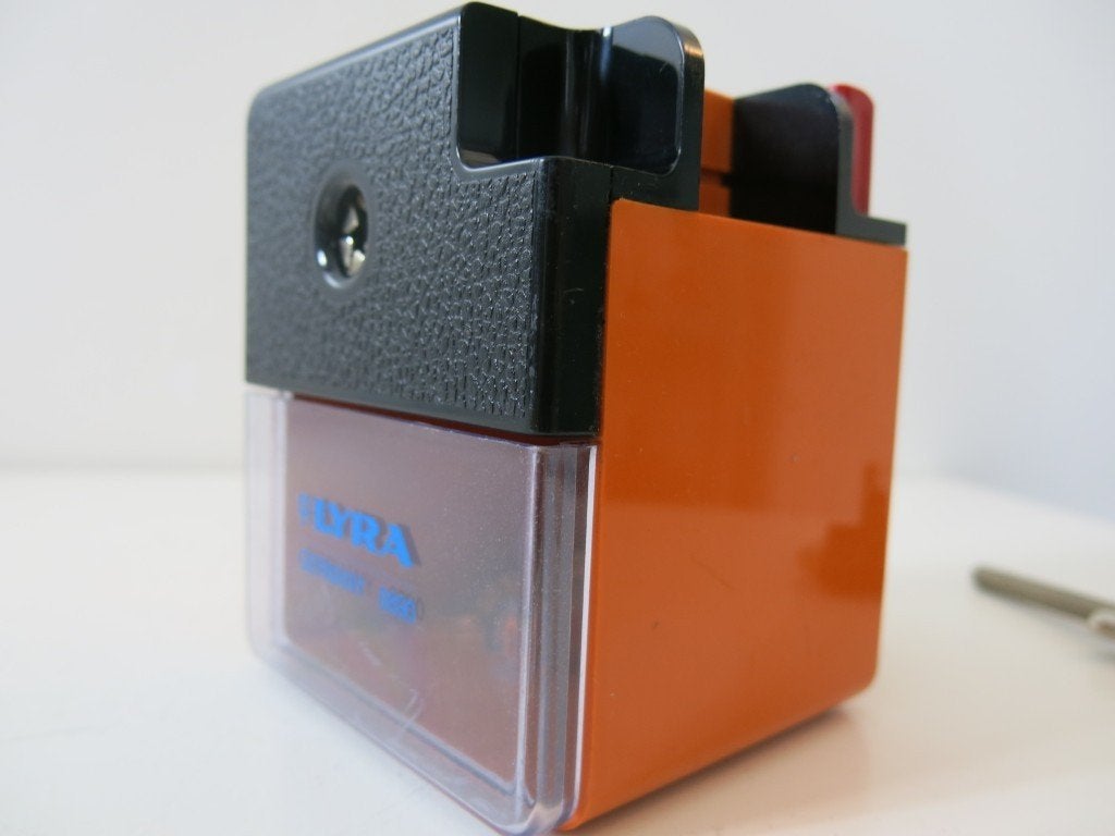 Vintage Lyra 8890 puntenslijper tafelmodel, Ophalen of Verzenden, Gebruikt, Minder dan 700 watt, Haakse handslijpmachine