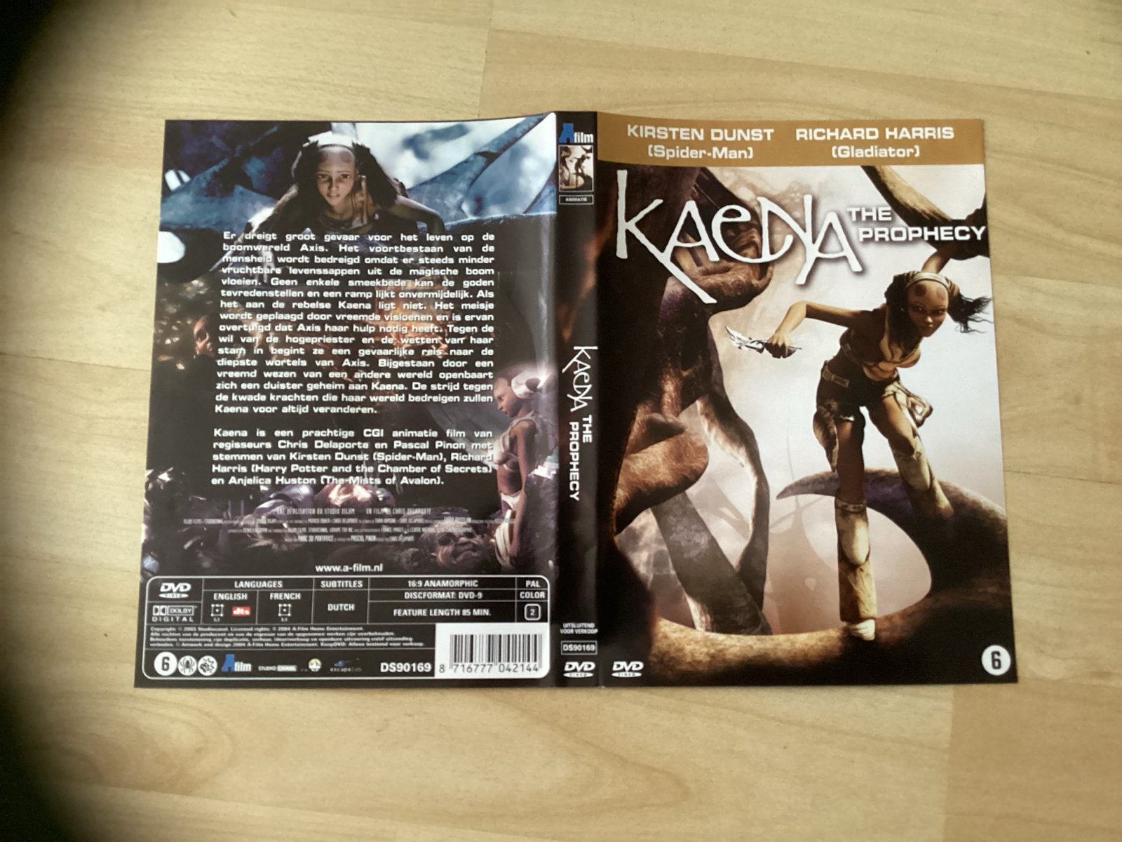 Kaena: The Prophecy DVD - CGI animatie met Kirsten Dunst, Nederlands, Ophalen of Verzenden, Vanaf 6 jaar, Inclusief doosje