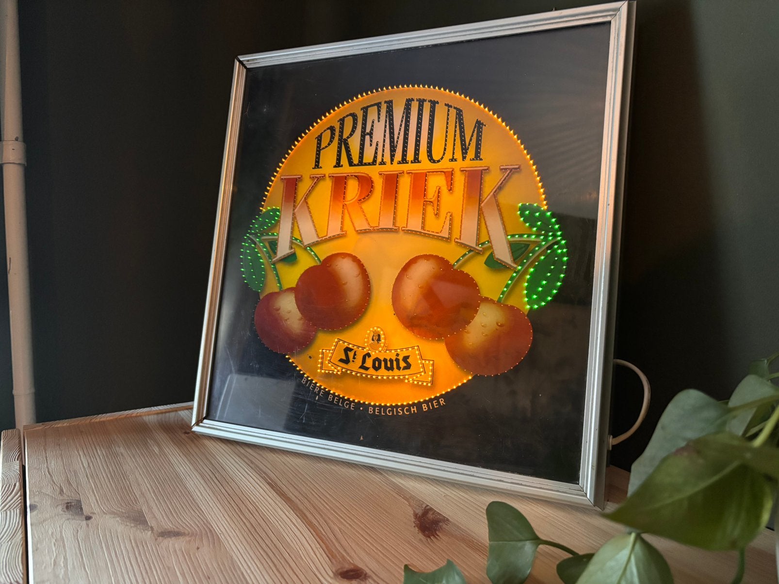Premium Kriek lichtbak, Ophalen of Verzenden, Zo goed als nieuw, Lichtbak of (neon) lamp