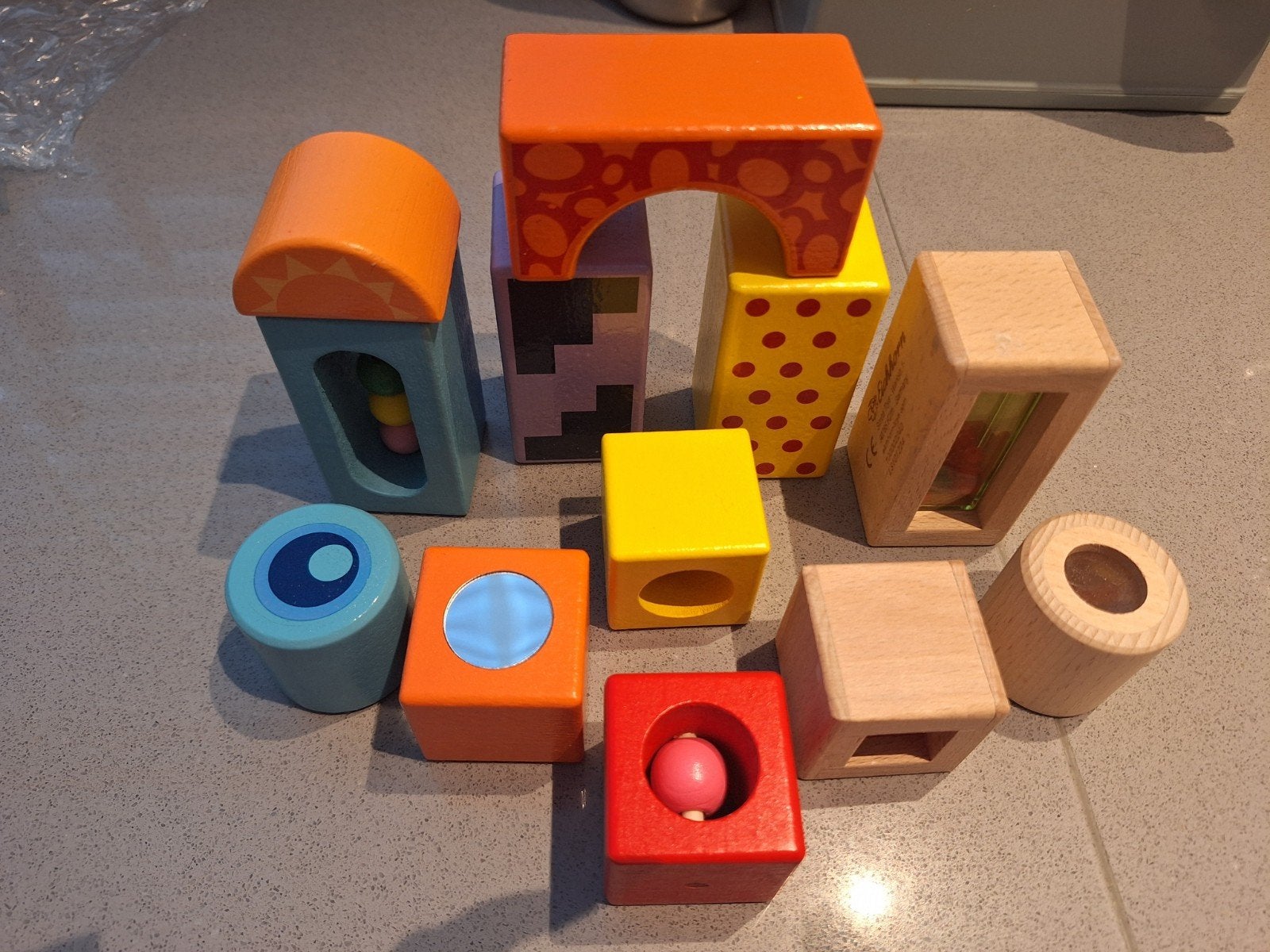 Eichhorn Montessori Klankblokken Hout - 12 stuks, Ophalen of Verzenden, Zo goed als nieuw