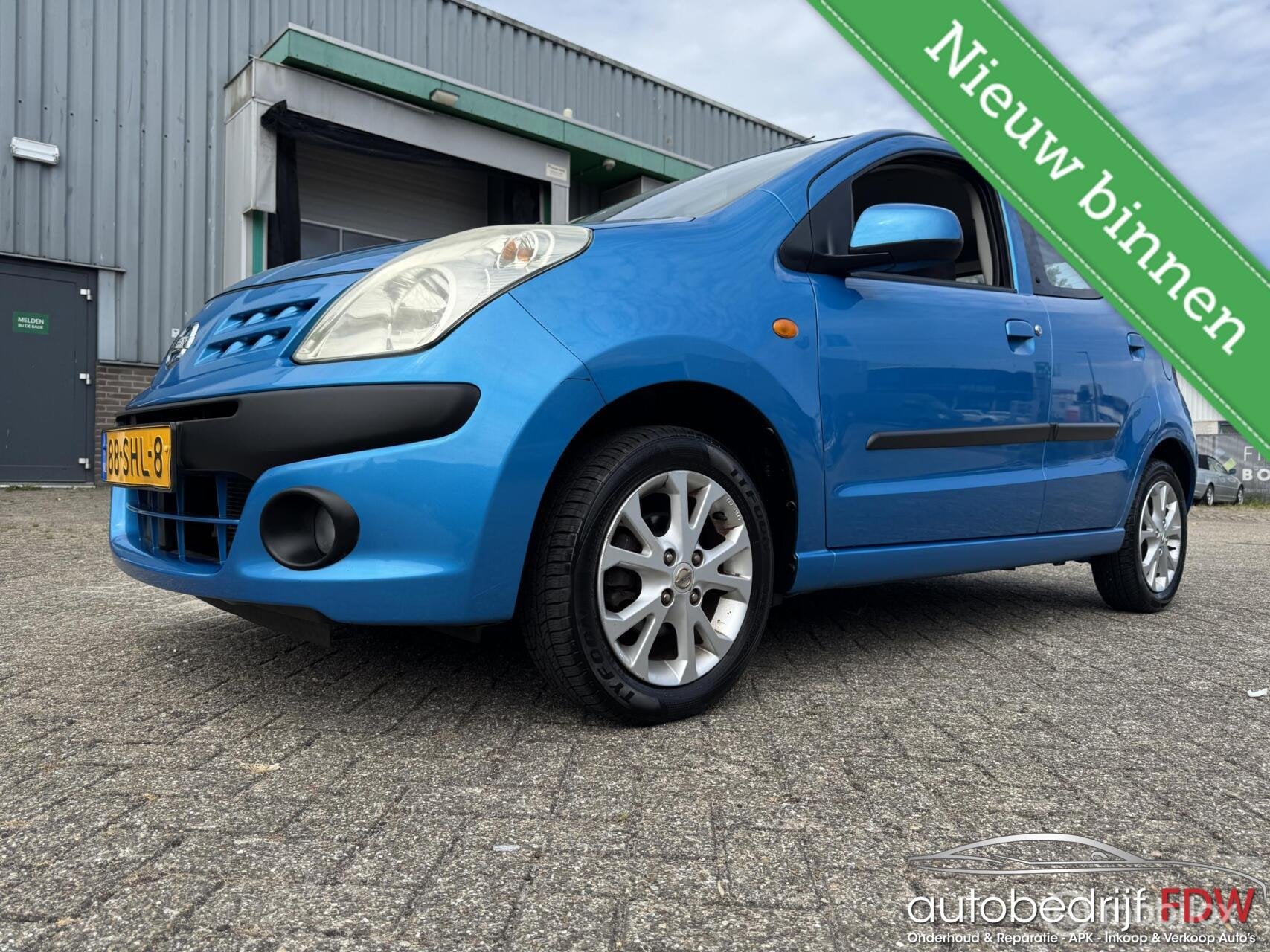 Nissan Pixo 1.0/ELEKTR.RAMEN/LM VELGEN/NAP/ZUINIG/, Voorwielaandrijving, Euro 5, Gebruikt, 200 kg