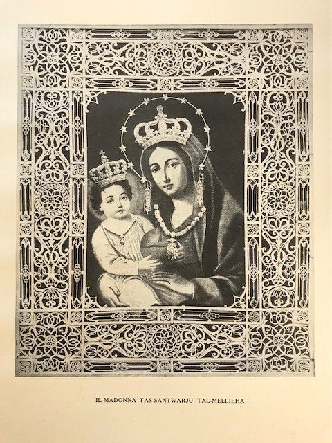 Afbeelding JI - Madonna Tas-  Santwarju Tal - Mellieha, Ophalen of Verzenden, Zo goed als nieuw, Kaart of Prent, Overige religies