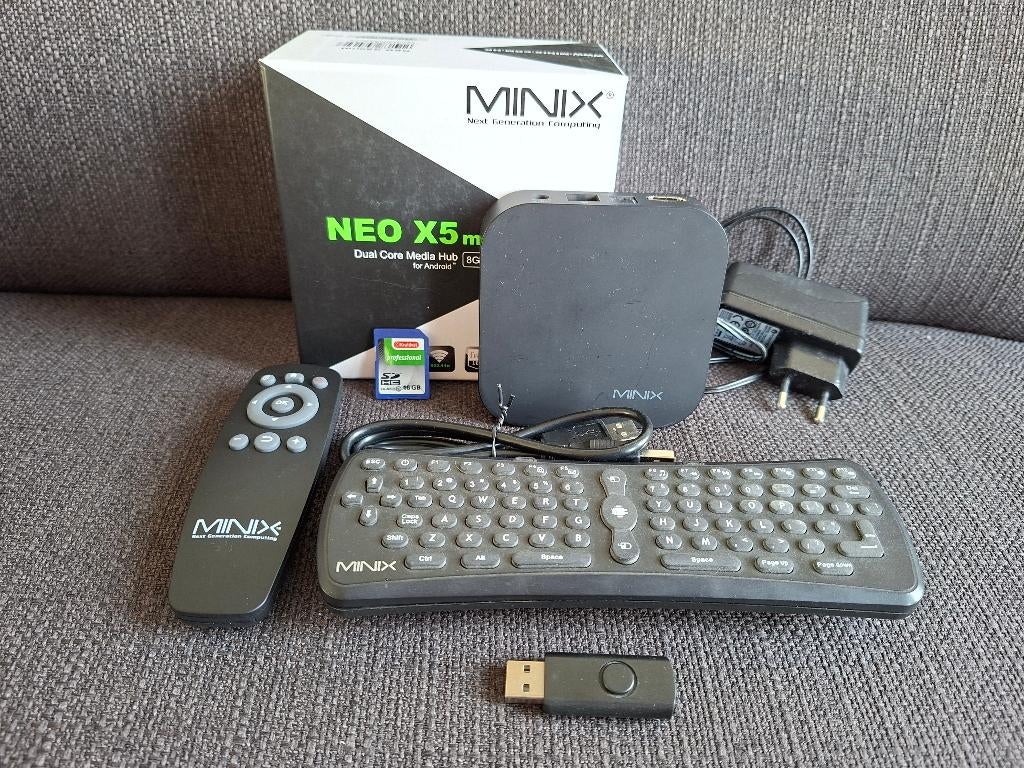 Minix air mouse / mini toetsenbord + Minix Neo X5 mini 8GB, Ophalen of Verzenden, Gebruikt
