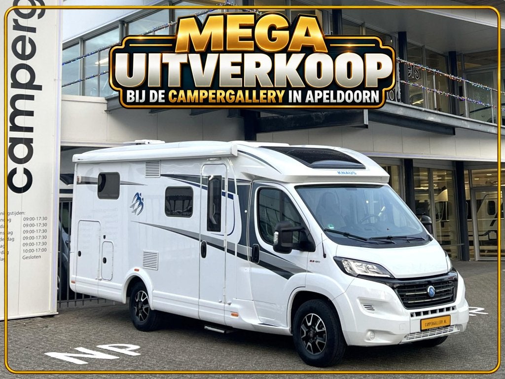 Knaus Van TI 650 MEG 9-TR AUTOMAAT ENKELE BEDDEN 2020, Caravans en Kamperen, Automaat, Standaard zit, Fiat, 6 tot 7 meter