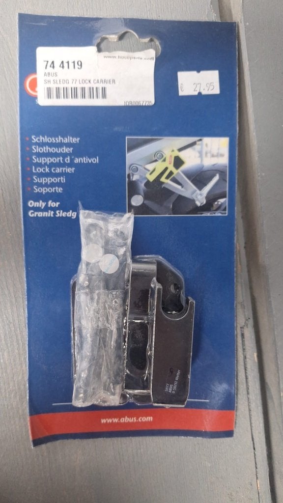 abus SH SLEDG 77 LOCK CARRIER, Nieuw, Abus, Ophalen of Verzenden, Abus