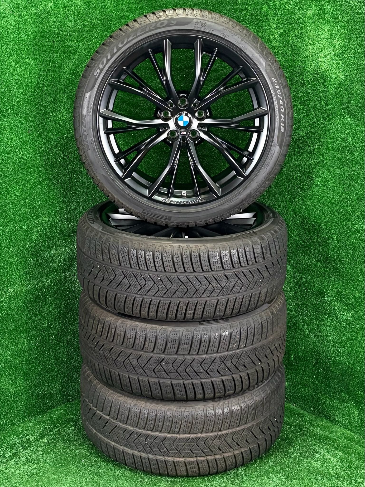 ORiginele 19 inch BMW 786M velgen winterbanden G14 G30 G31, 19 inch, -, -, Banden en Velgen