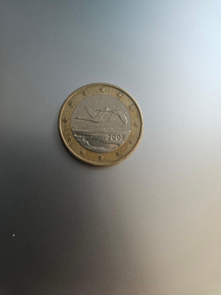 Zeldzame Finse 1 Euro munt 2002, Postzegels en Munten, Munten | Europa | Euromunten, Ophalen of Verzenden, Finland, 1 euro, Losse munt