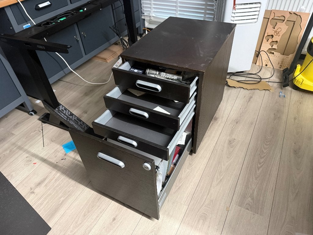 Archiefkast, Huis en Inrichting, Kasten | Roldeurkasten en Archiefkasten, Ophalen, Minder dan 50 cm, Gebruikt, Minder dan 100 cm