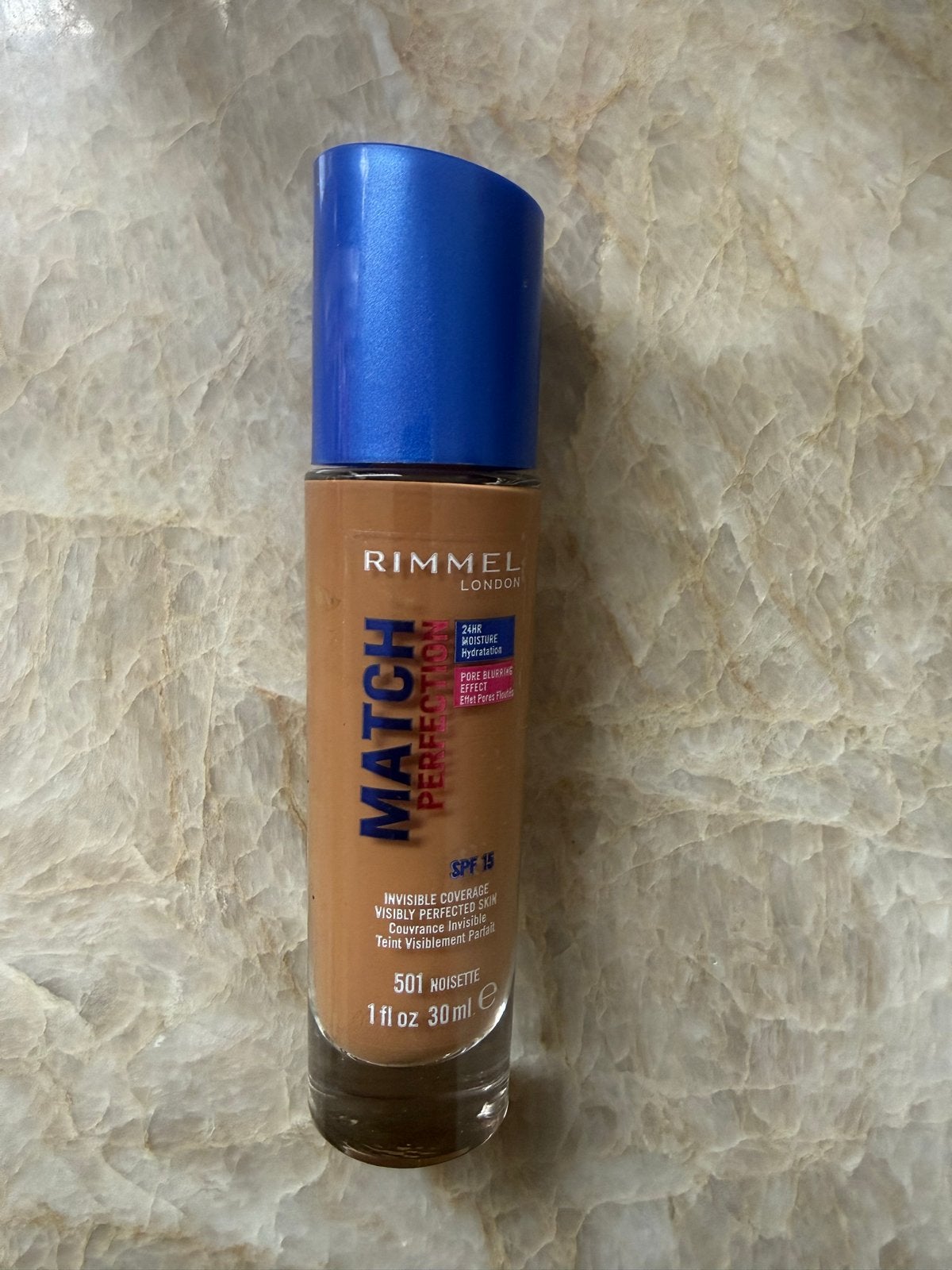 Rimmel London Match Perfection Foundation SPF 15, Bruin, Gehele gezicht, Nieuw, Ophalen of Verzenden
