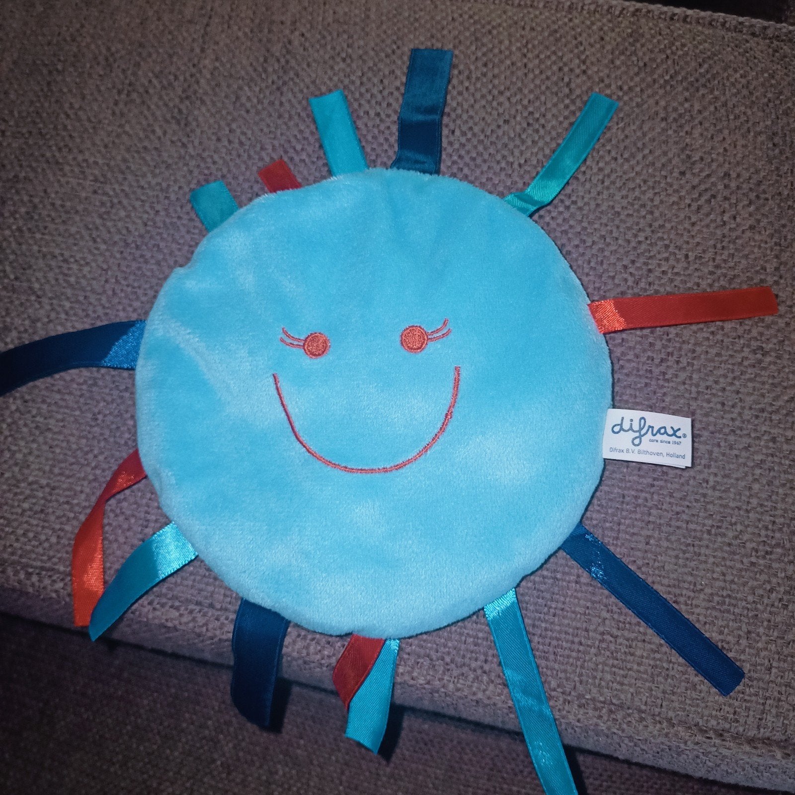 Difrax blauw knisper zonnetje., Overige merken, Blauw, Ophalen of Verzenden, Zo goed als nieuw