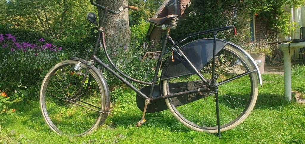 Antieke Dames Opoefiets Jaren '40 - Gerestaureerd, Ophalen, Gebruikt