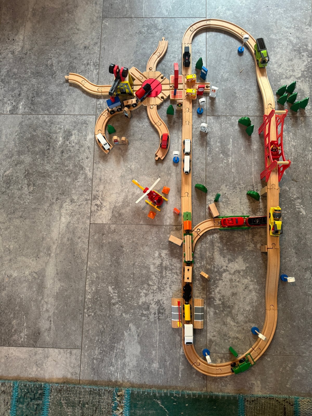 BRIO houten treinset, Ophalen, Zo goed als nieuw, Rij- of Hobbelspeelgoed