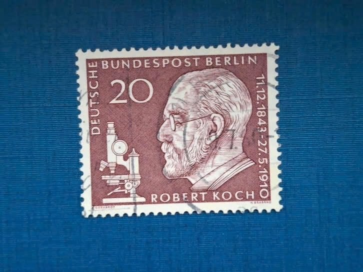 Postzegel Berlijn 1960 Robert Koch 07-06, Postzegels en Munten, Ophalen of Verzenden, BRD, Gestempeld