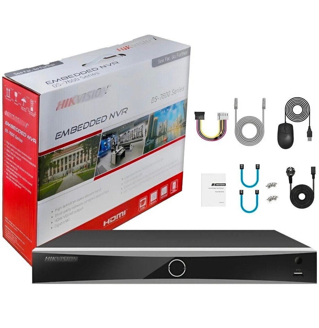 Hikvision DS-7604NXI-K1 NVR - Nieuw in doos (GEEN PoE), Ophalen of Verzenden, Nieuw